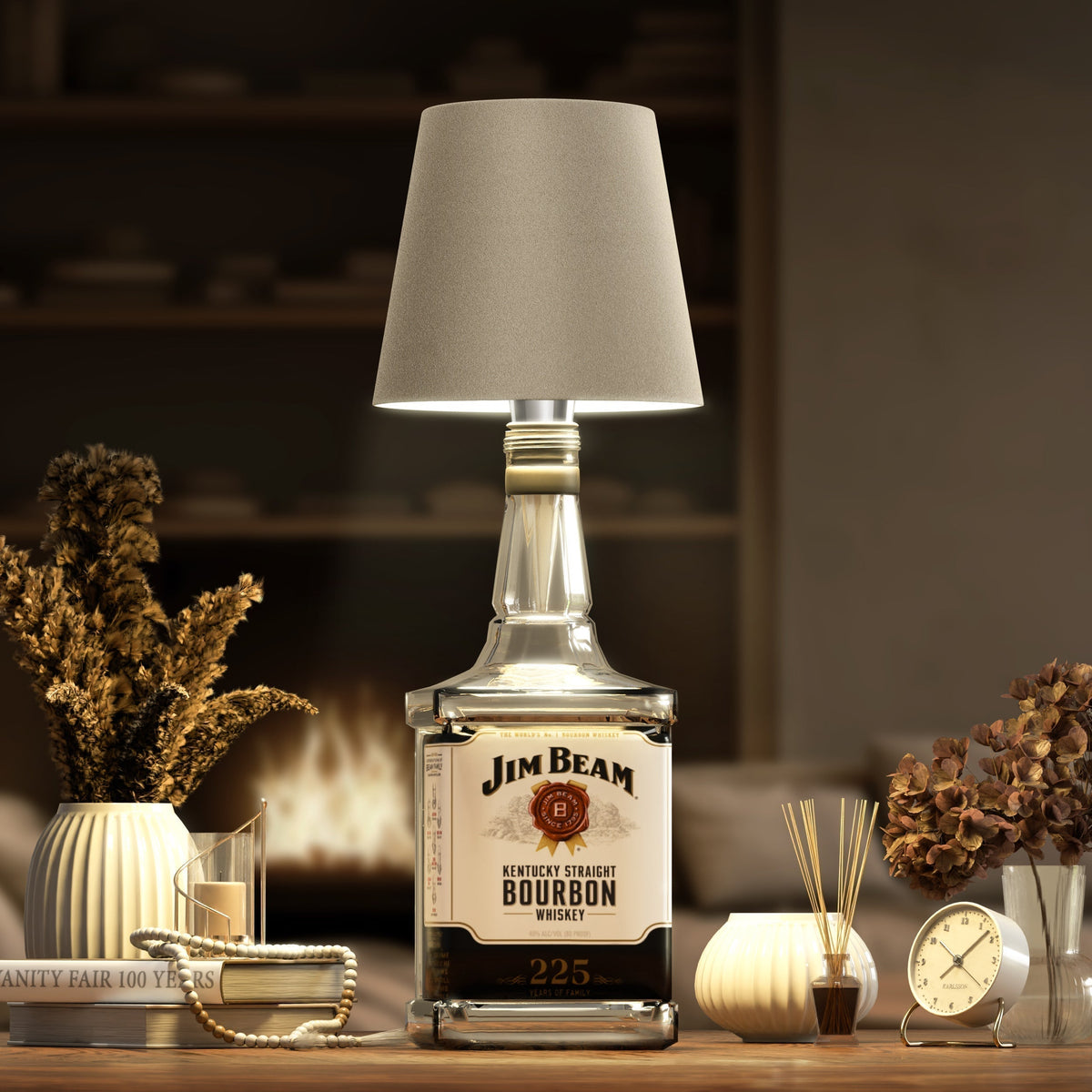 Draadloze LED Flessenlamp