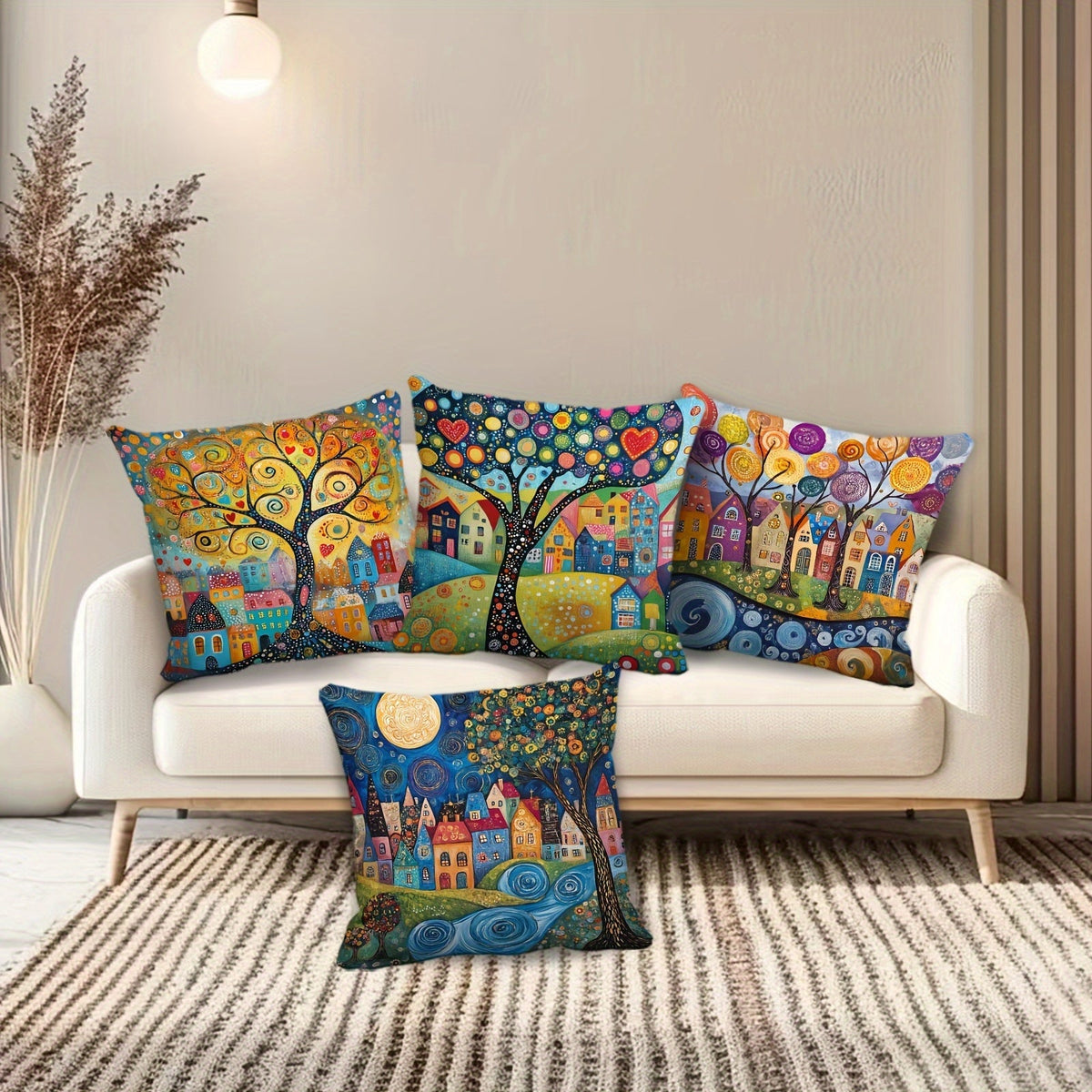 Liora Pluche Kussenslopen Set 40x40 cm