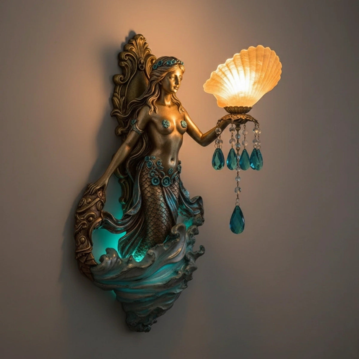Draadloze LED Wandlamp