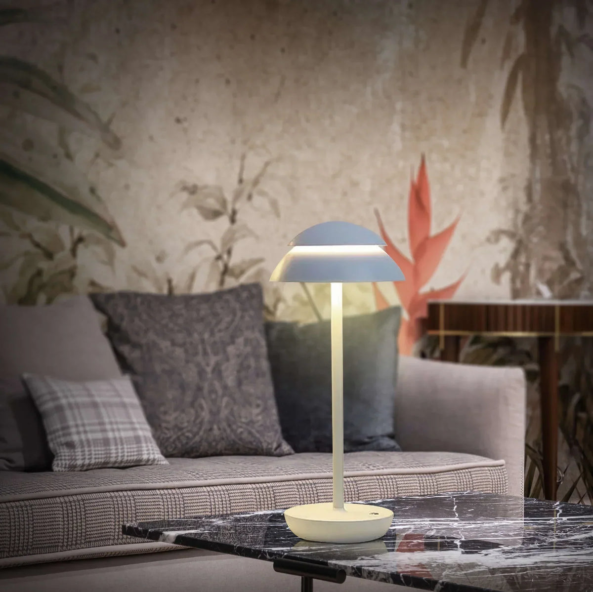 Draadloze dimbare aluminium tafellamp
