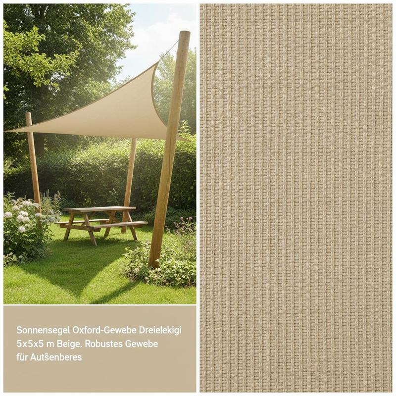 UV-beschermend zonnezeil voor tuin en terras