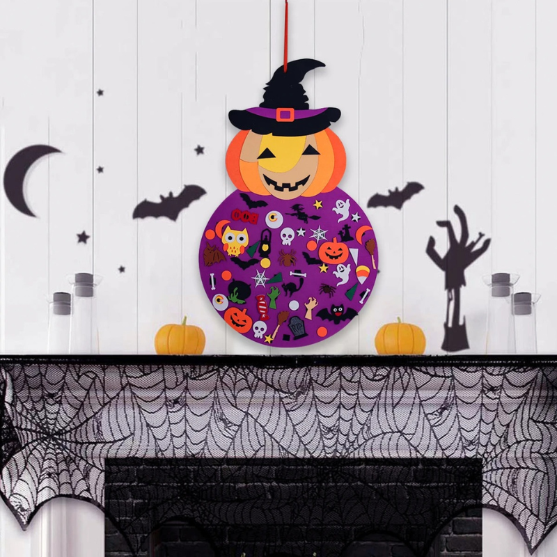 Halloween DIY Vilt Decoratieset