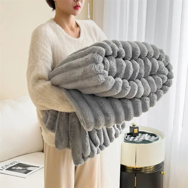Sherpa Fleece Plaid Warme Winterdeken