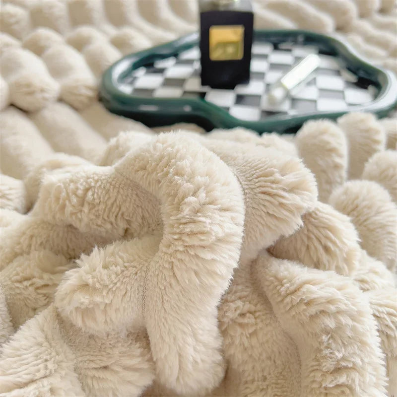 Sherpa Fleece Plaid Warme Winterdeken