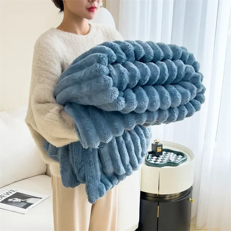 Sherpa Fleece Plaid Warme Winterdeken