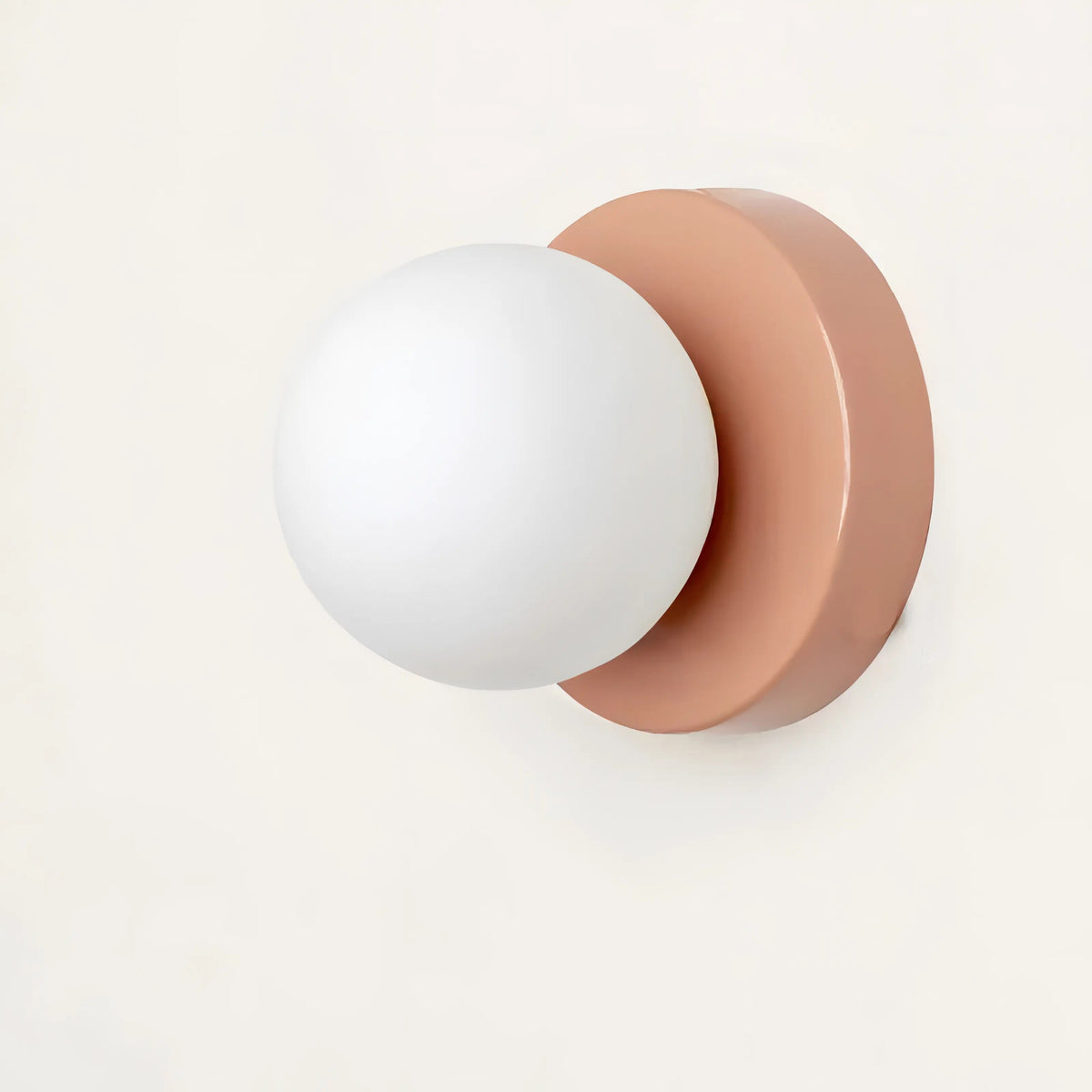 Glazen bol wandlamp met G9-fitting