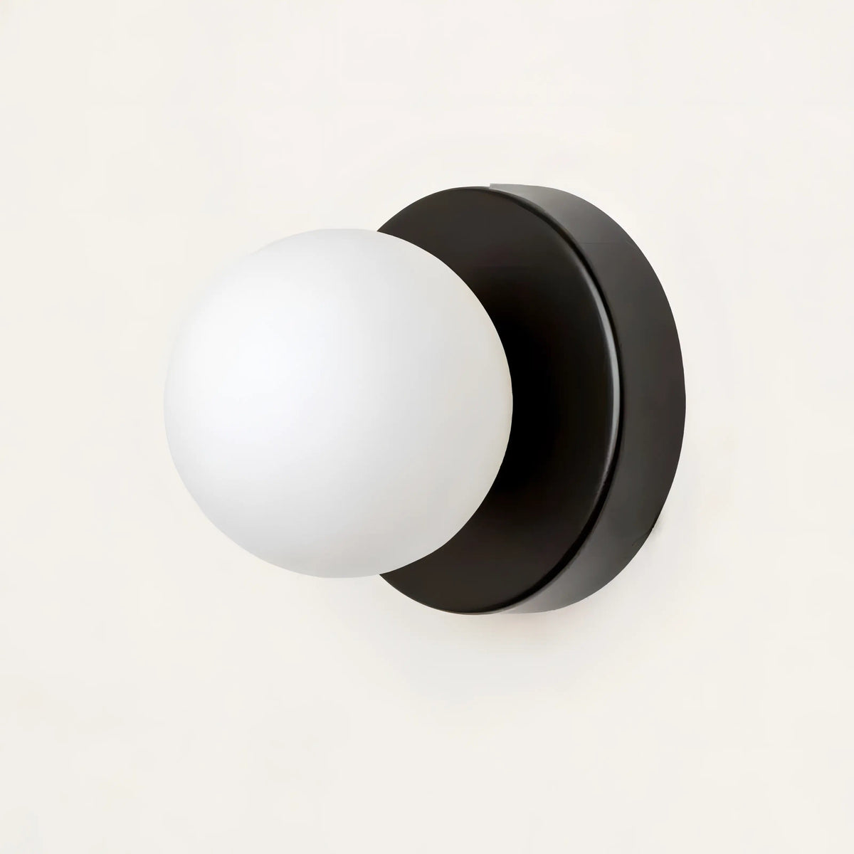 Glazen bol wandlamp met G9-fitting