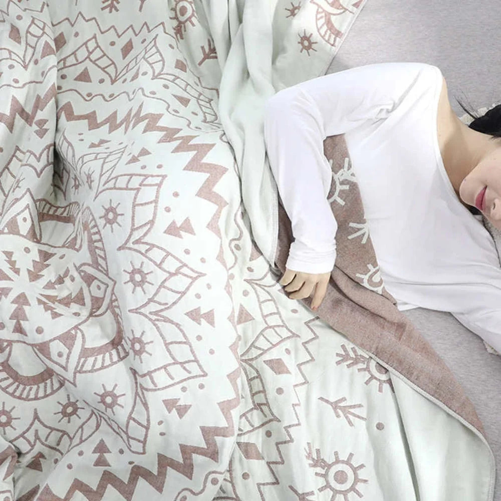 Mira Katoenen Deken Omkeerbaar Mandala