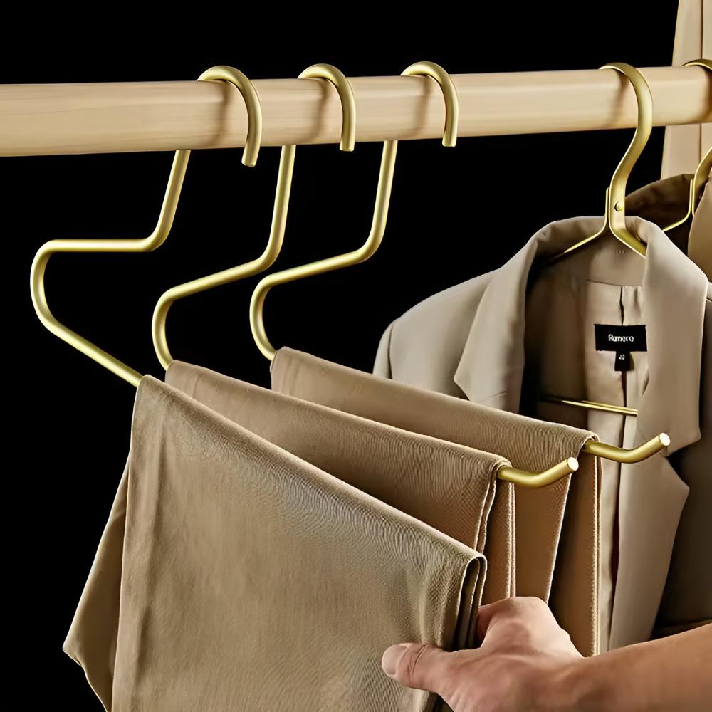 Mira metalen kleerhangers set