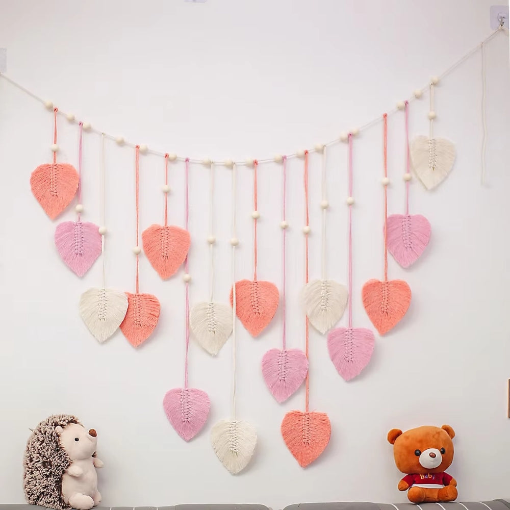 Mira handgemaakte macrame wanddecoratie