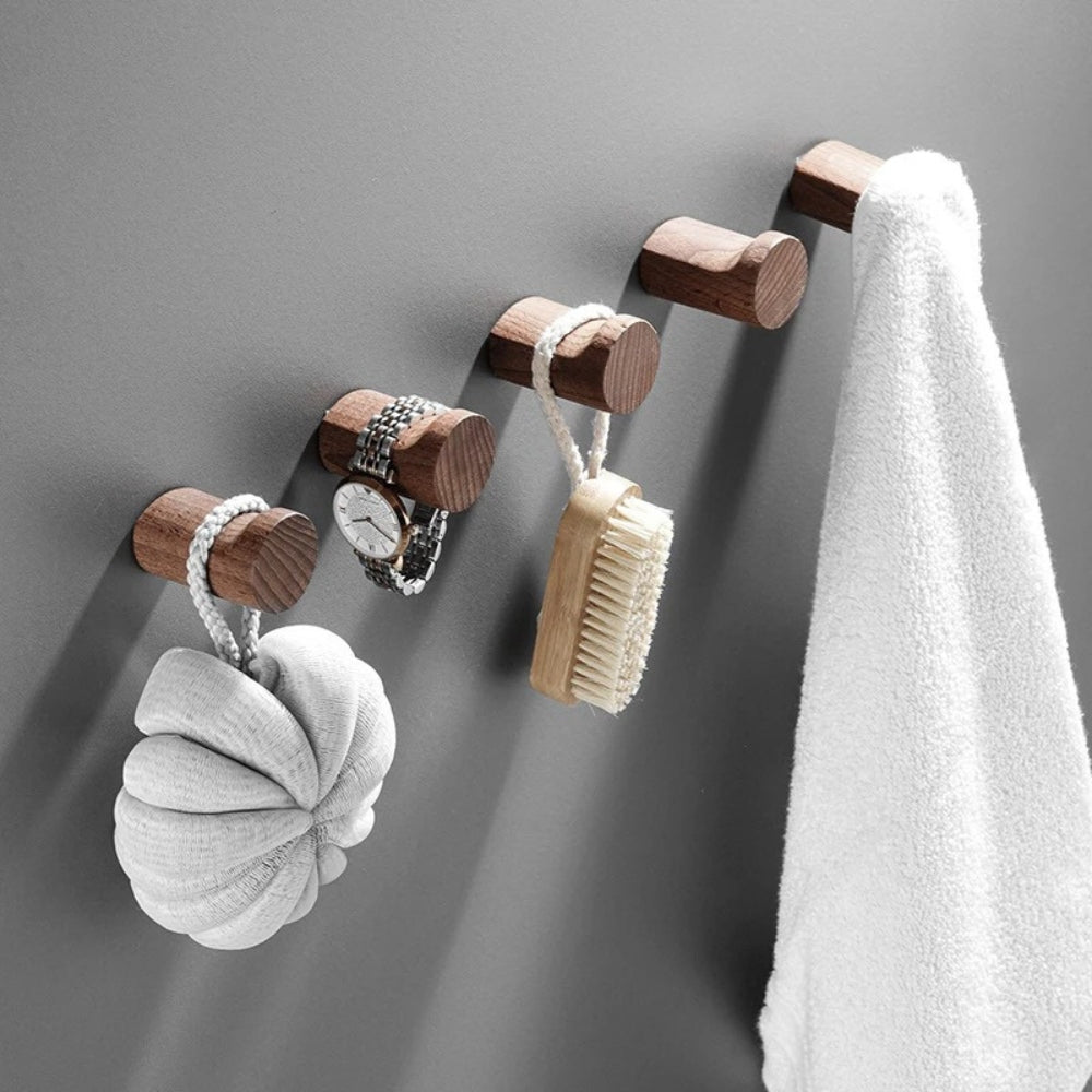 Mira Minimalistische Houten Wandhaak