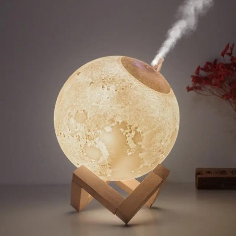 Dimbare Lamp en Luchtbevochtiger