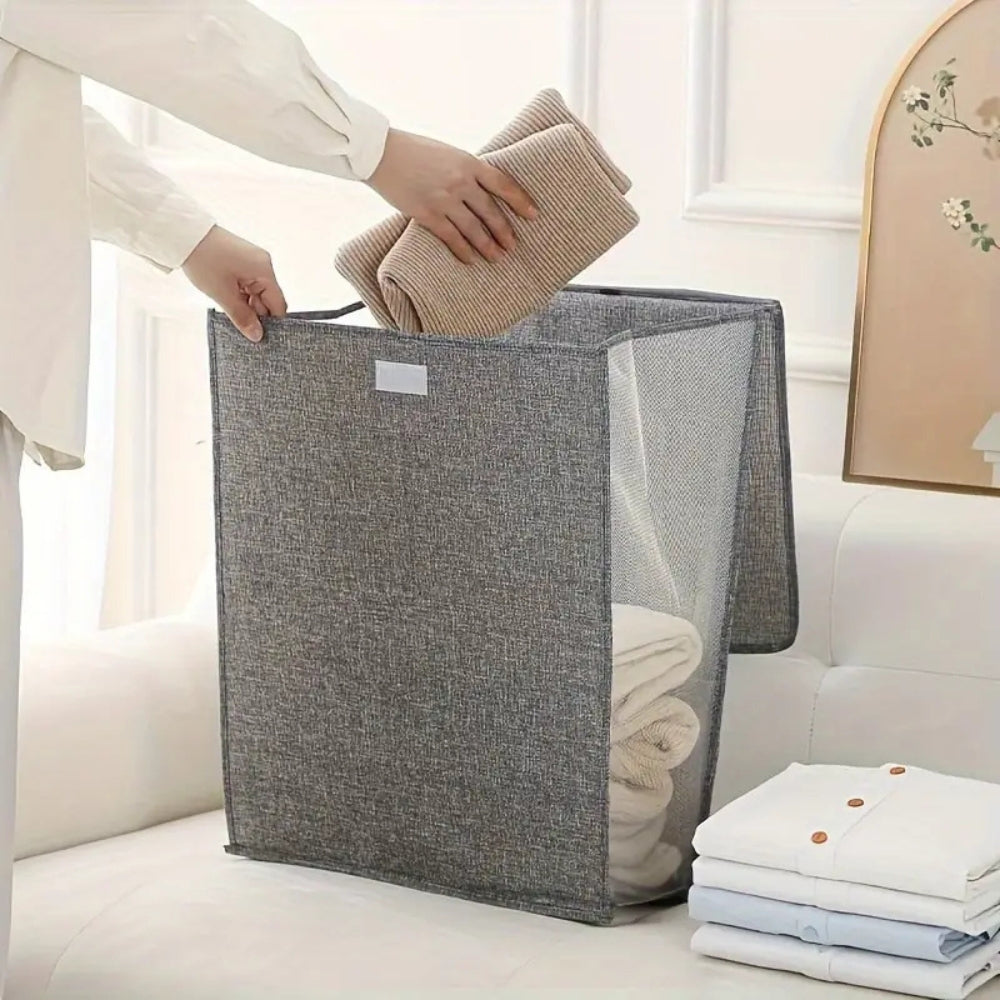 Opvouwbare wandgemonteerde wasmand