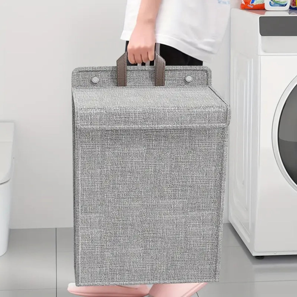 Opvouwbare wandgemonteerde wasmand