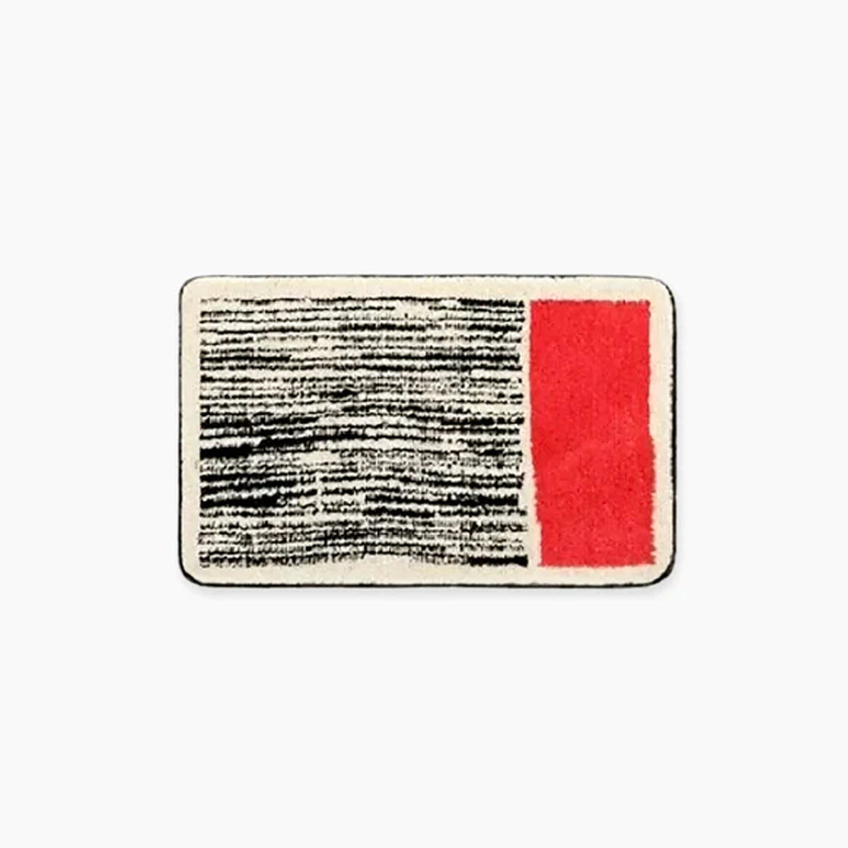 Luxe Handgemaakte Badmat met Abstract Design