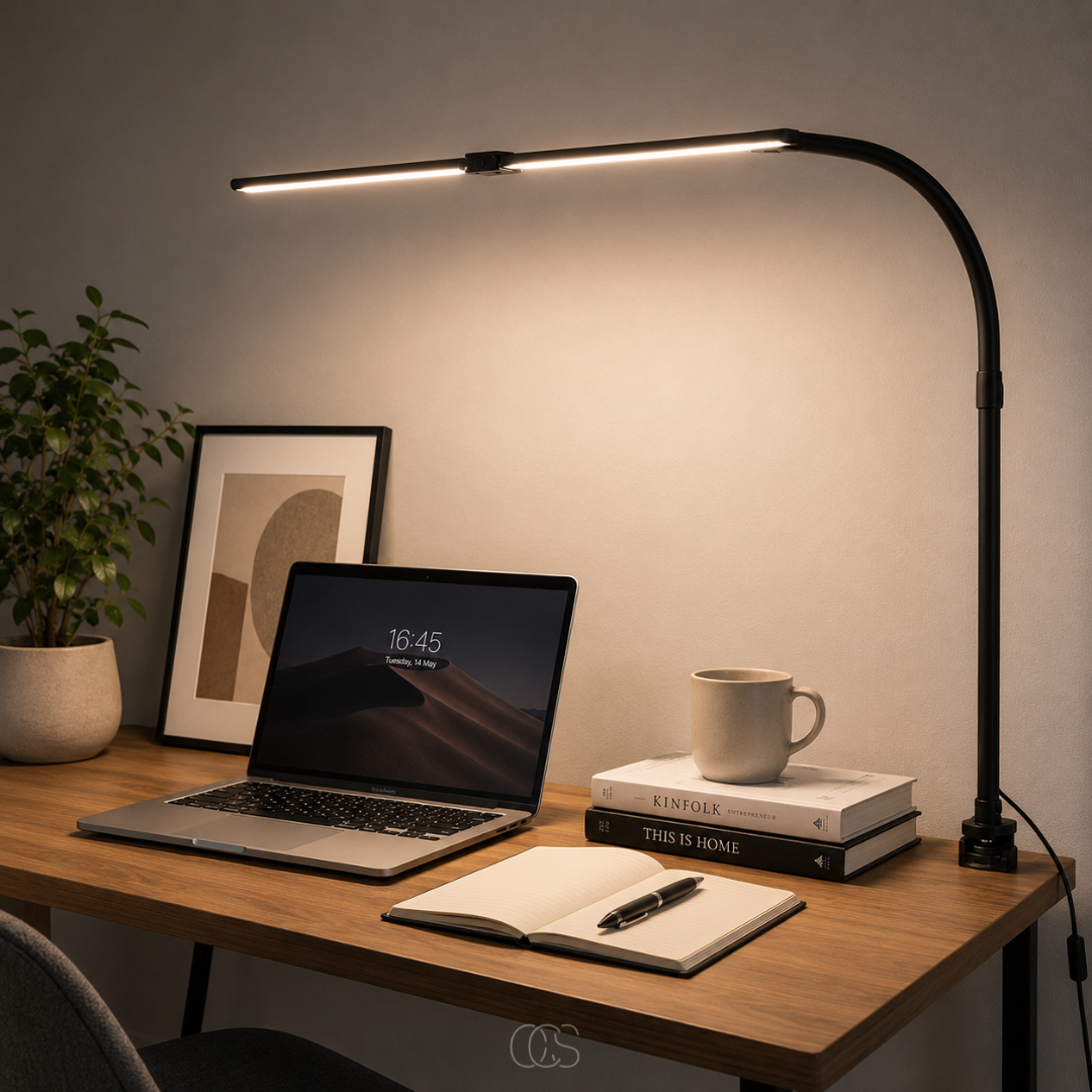 Dimbare LED Bureaulamp met Tafelklem