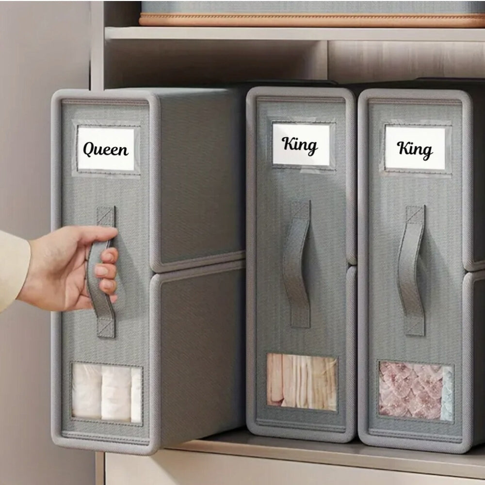 Opvouwbare beddengoed organizer