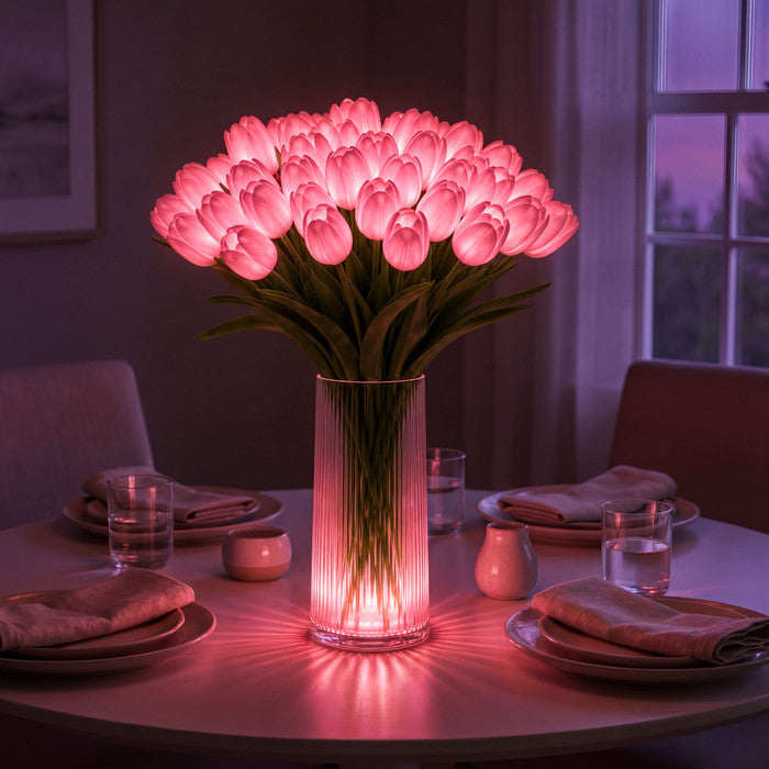 LED Tulpenboeket Sfeerlamp