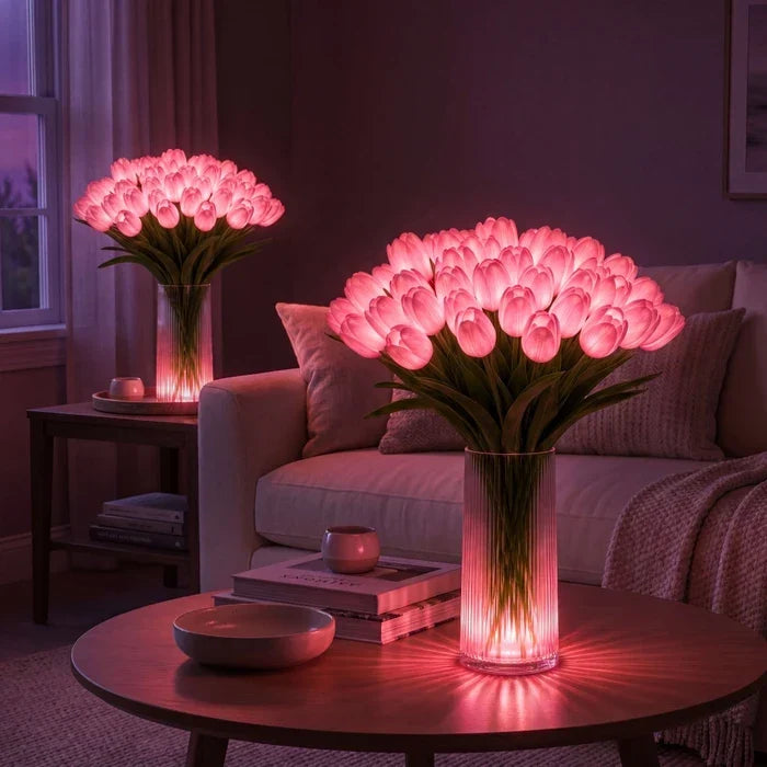 LED Tulpenboeket Sfeerlamp