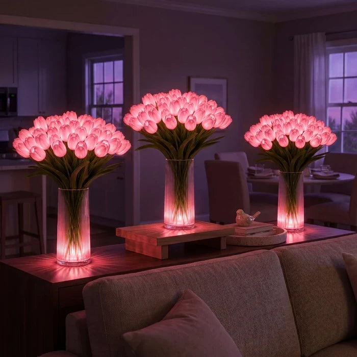 LED Tulpenboeket Sfeerlamp
