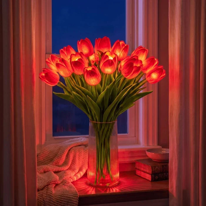 LED Tulpenboeket Sfeerlamp