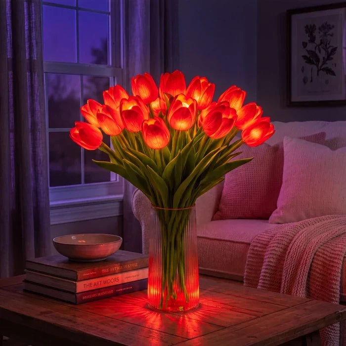 LED Tulpenboeket Sfeerlamp