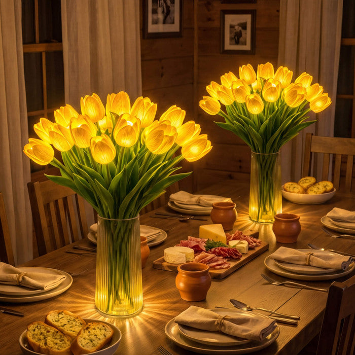 LED Tulpenboeket Sfeerlamp