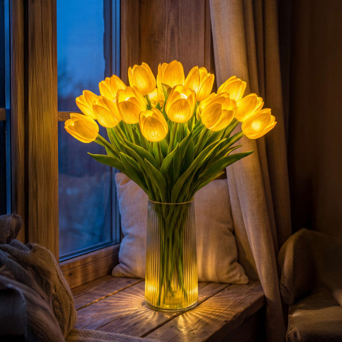 LED Tulpenboeket Sfeerlamp