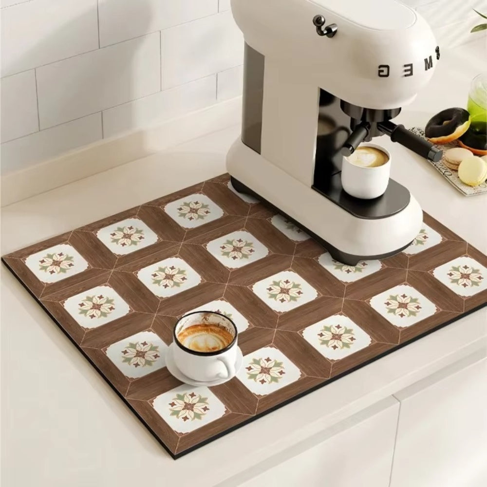 Sneldrogende koffie droogmat