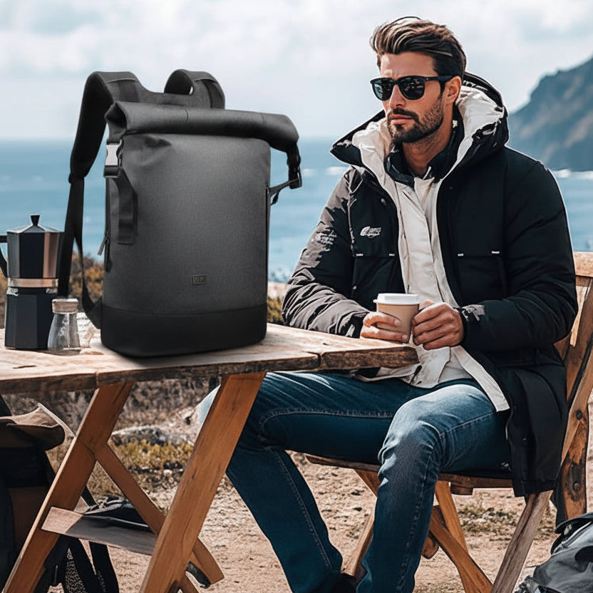 Rolltop multifunctionele outdoor rugzak