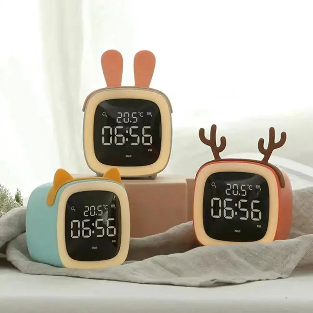 Cartoon LED wekkerlamp