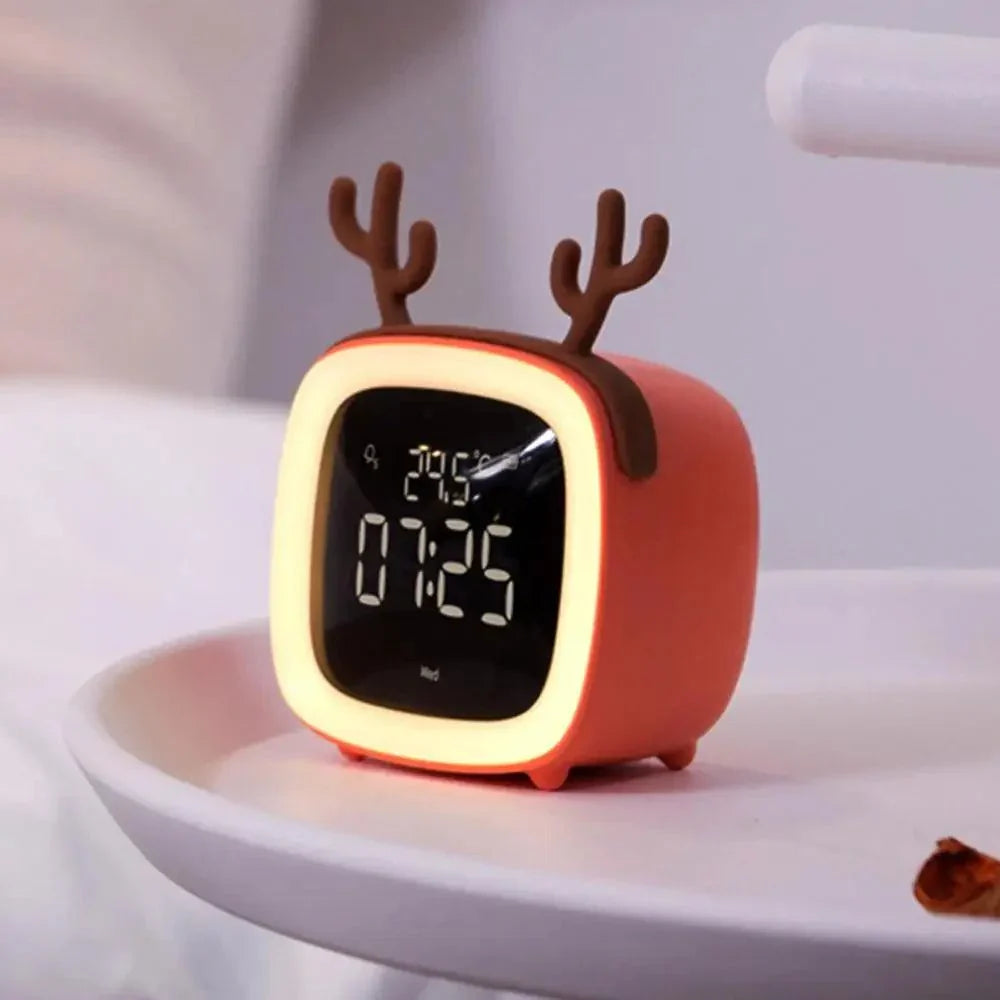 Cartoon LED wekkerlamp