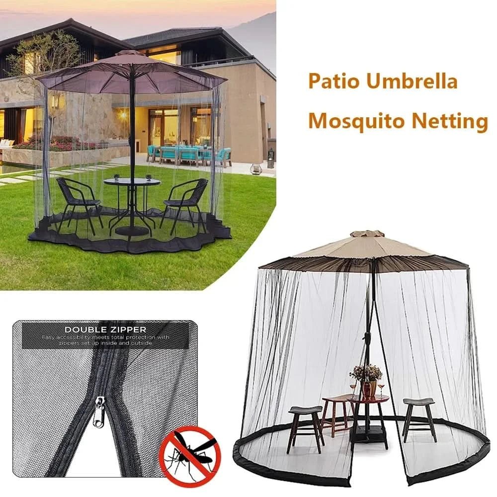 Parasol klamboe met ritssluiting