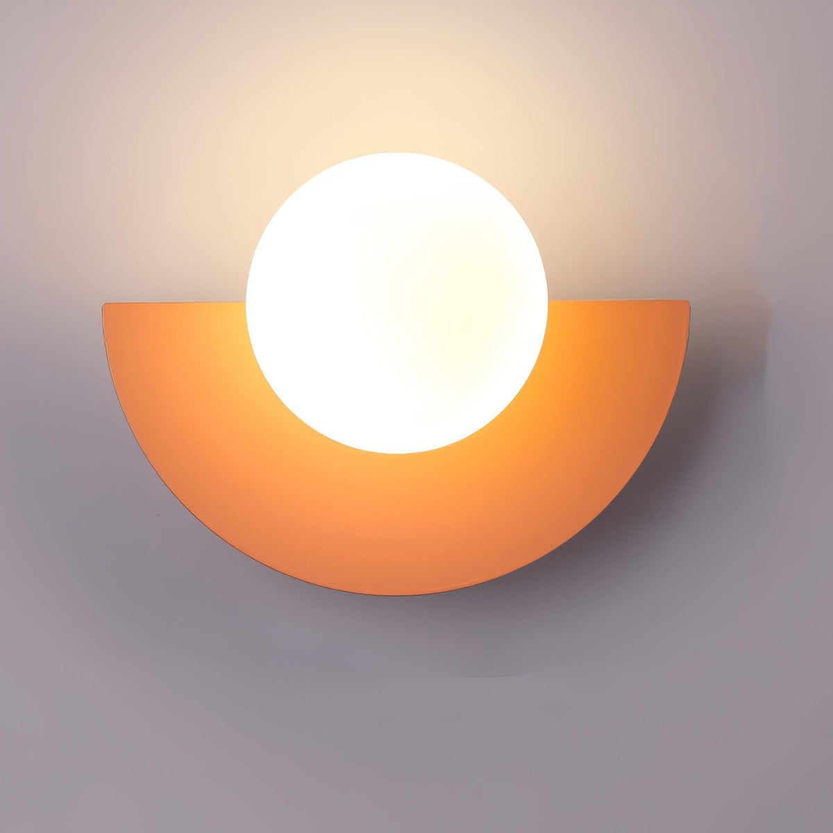 Halfronde Scandinavische LED Wandlamp