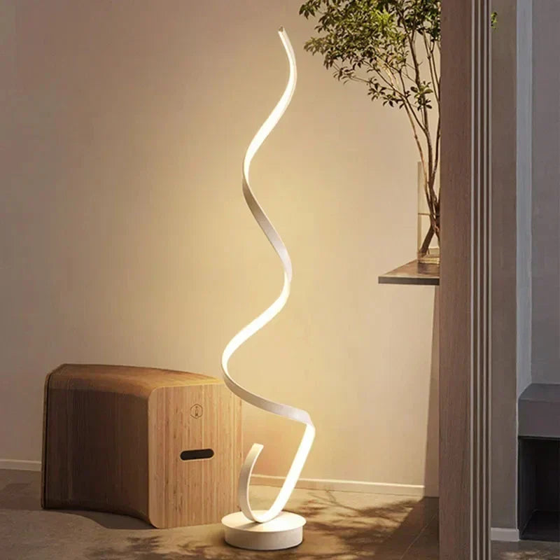 Spiraal Dimbare LED Staande Lamp
