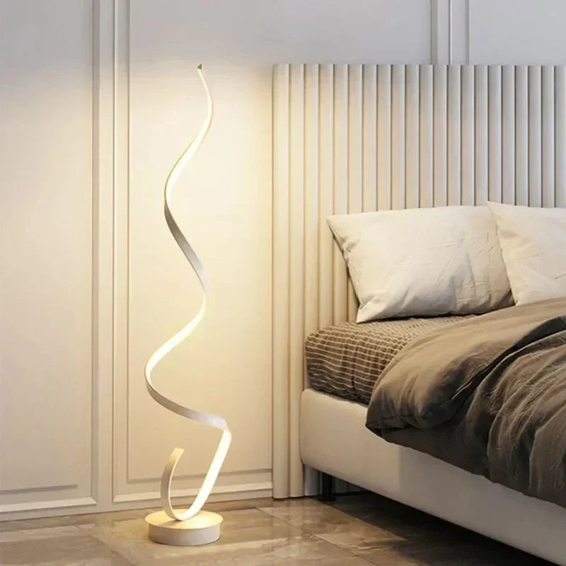 Spiraal Dimbare LED Staande Lamp
