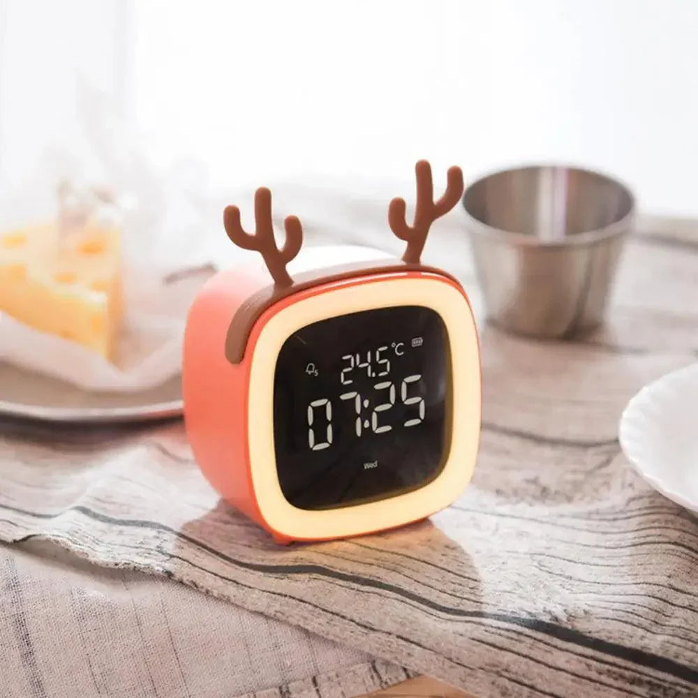 Cartoon LED wekkerlamp