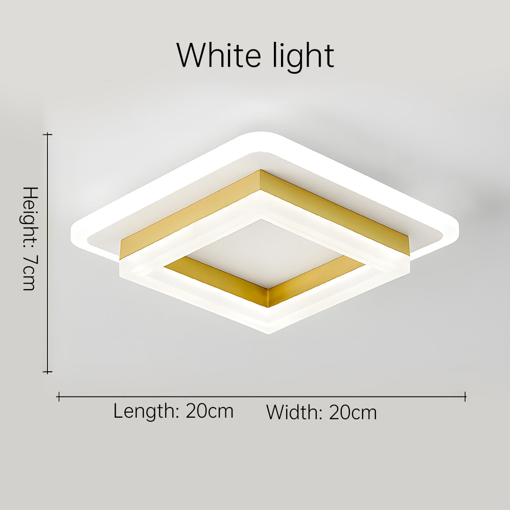 Vierkante LED Plafondlamp