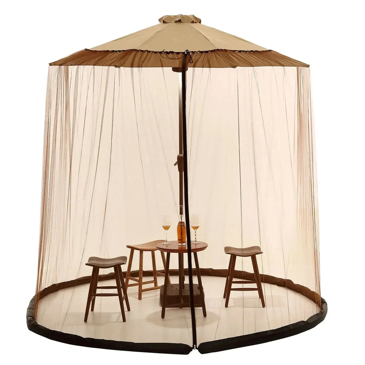 Parasol klamboe met ritssluiting