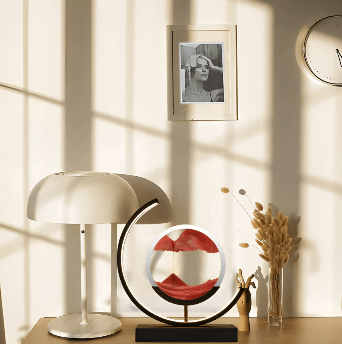 Zandlamp met Rustige Beweging