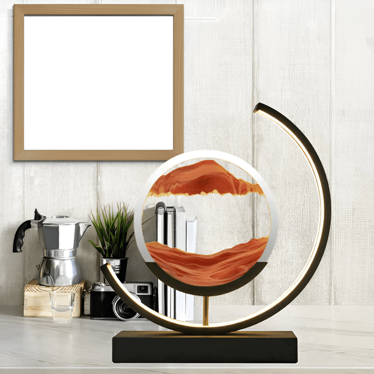 Zandlamp met Rustige Beweging