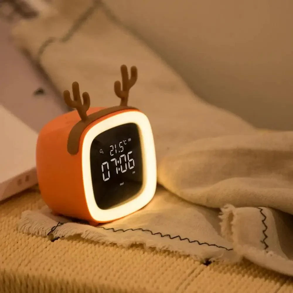 Cartoon LED wekkerlamp