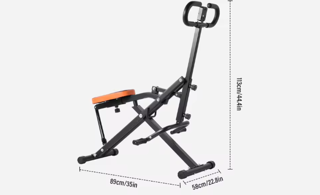 Opvouwbare Squat Machine Buiktrainer