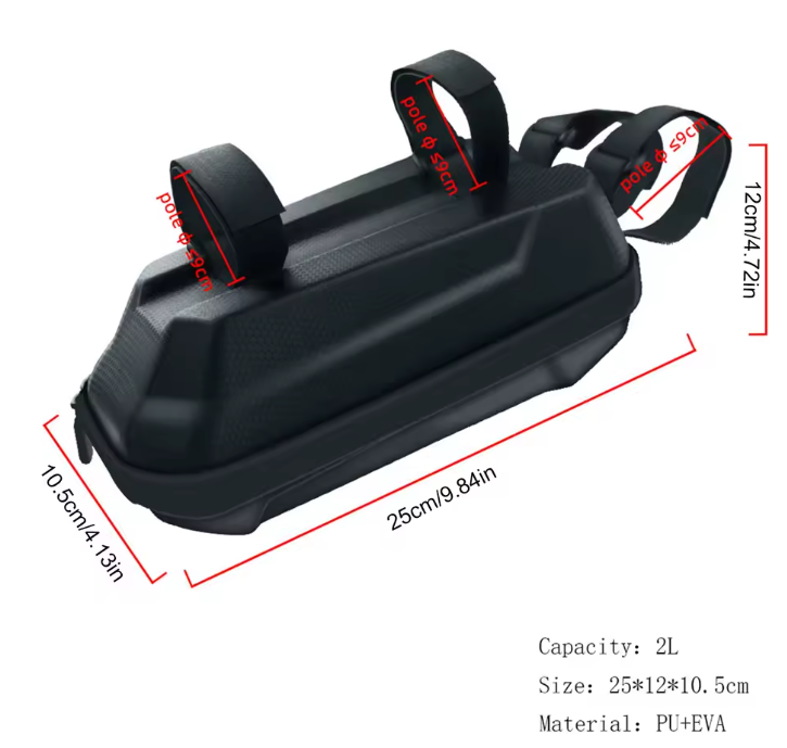 Waterdichte Scooter Stuurtas 2L