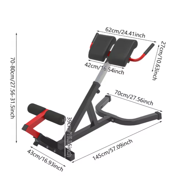 Hyperextension Romeinse Stoel Fitnessbank