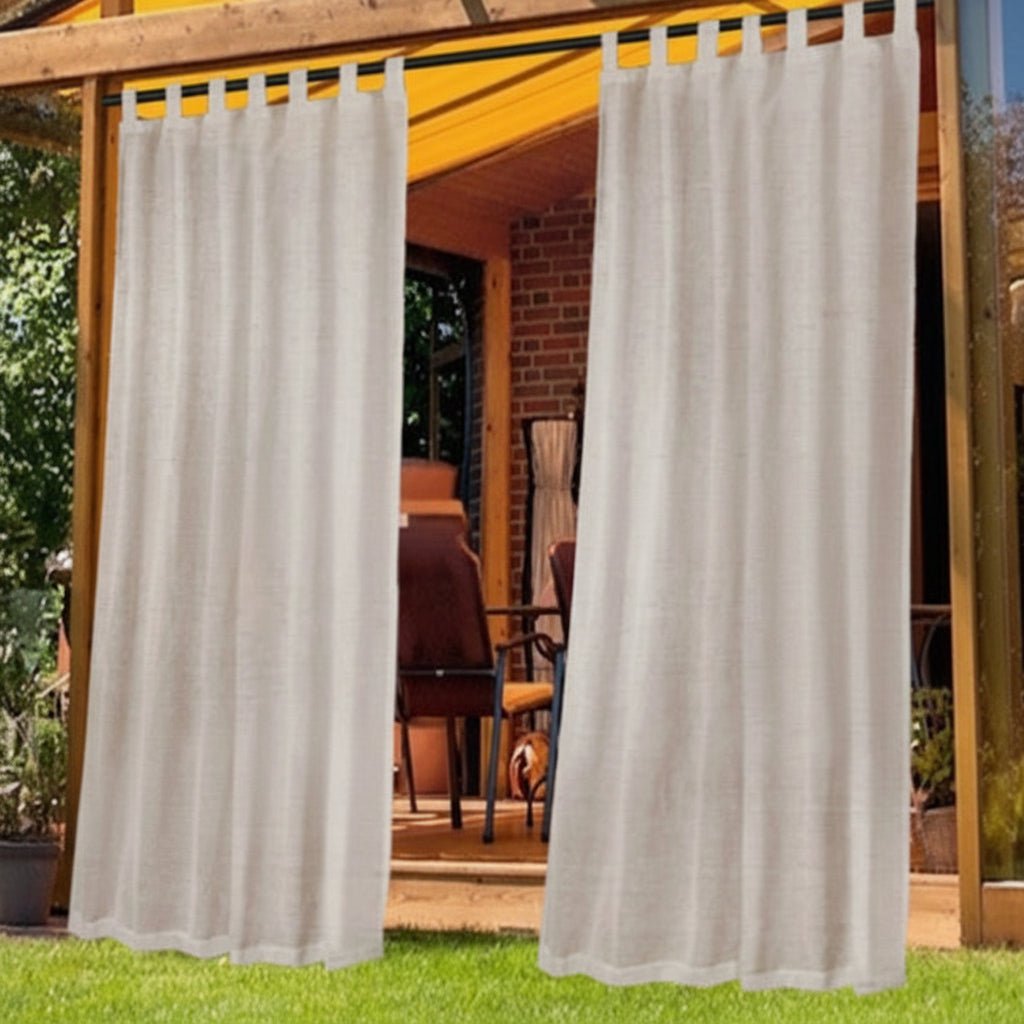Linnen Buitengordijn voor Terras en Balkon