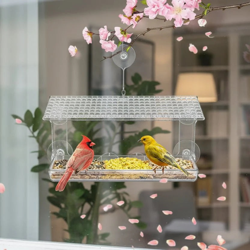 Transparant Raam Vogelvoederhuisje