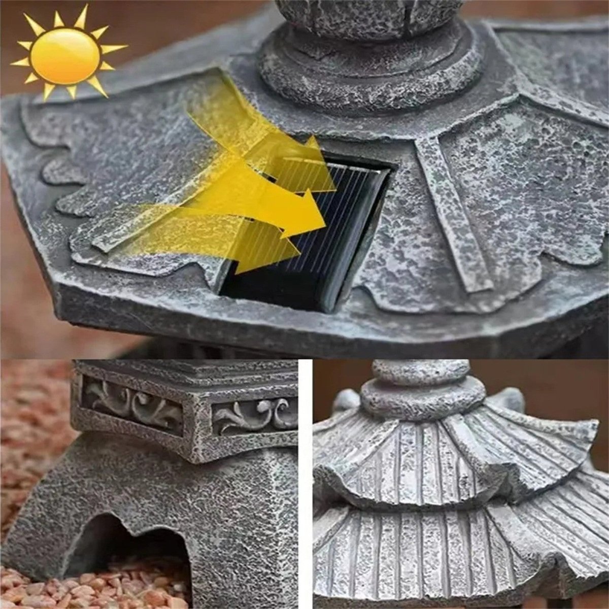 Solar Lantaarn voor Tuin en Terras