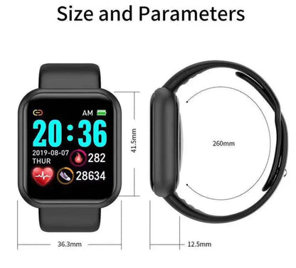 Smartwatch met Bluetooth - Hartslagmeter - Activity tracker