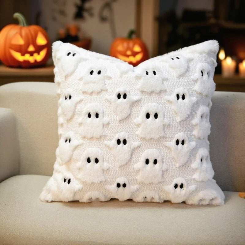 Spook Kussenhoes Pluche Sierkussen